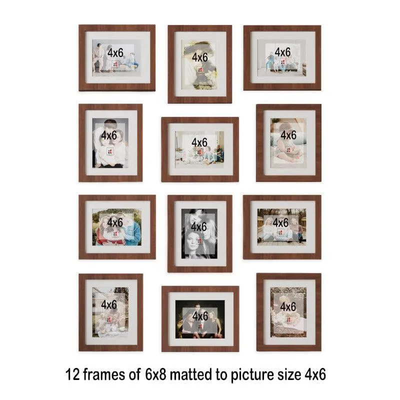 Memory Mood Photo Frame (Brown) - Set Of Twelve media 3