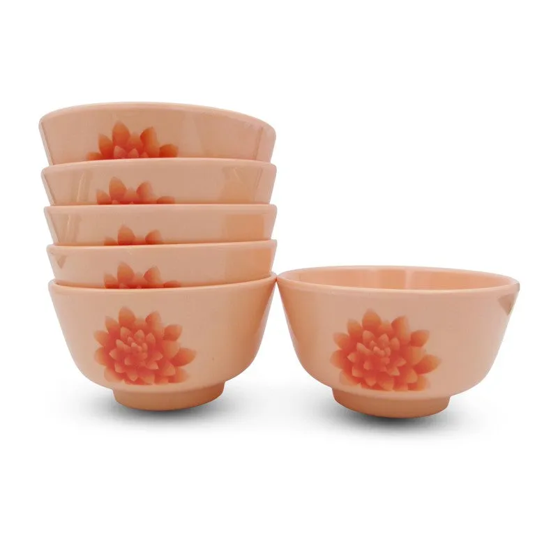 Aura Snack Melamine Snack Bowls (140 mL Each) - Set of Six media 3