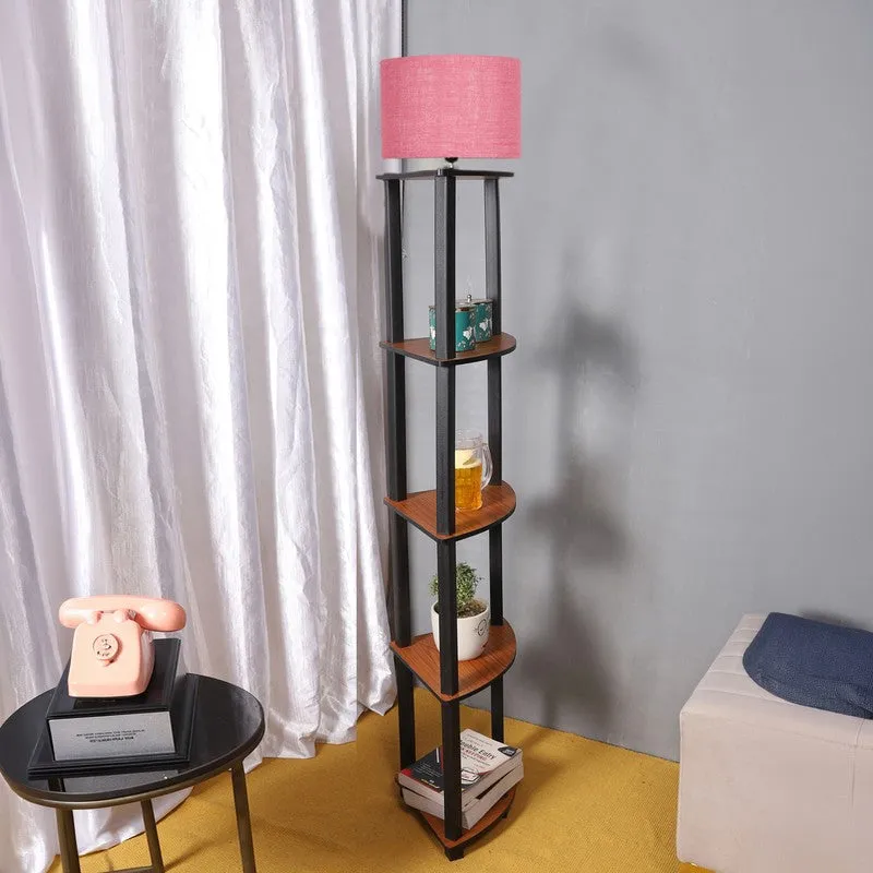 Cylindra Shimmer Floor Lamp (Pink) media 3
