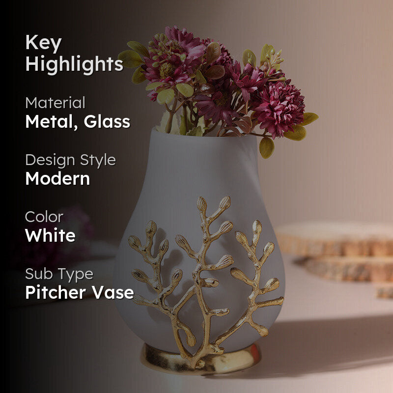 Roscoe Branched Glass Vase - Grey media 2