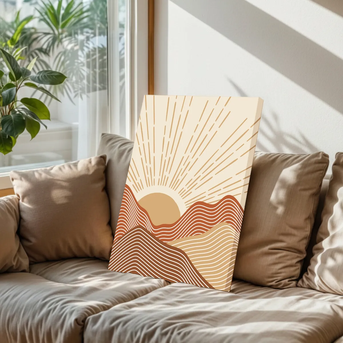Terracotta Dawn Wall Painting media 5