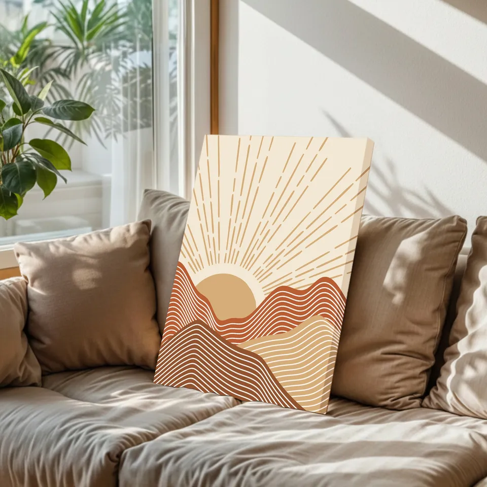 Terracotta Dawn Wall Painting media 5