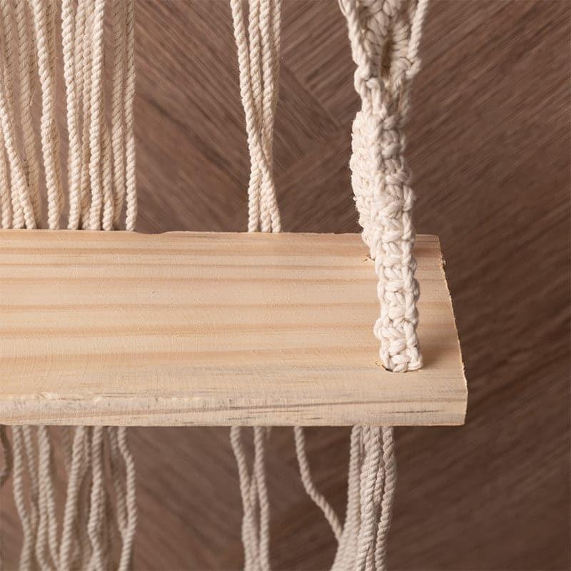 Zorae Macrame Wall Shelf media 5