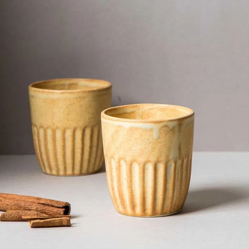 Artisan Earth Kulhad (Orange) - Set Of Two media 1