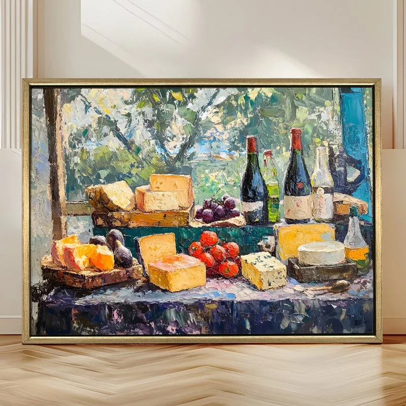Summer Feast Canvas Wall Painting With Frame media 4