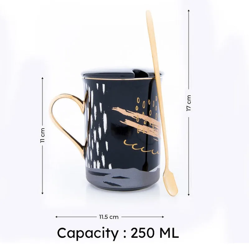Alessi Ceramic Tea Cup (250 mL)/Black)- Two Piece Set media 7