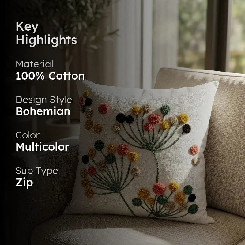 Soft Tuft Cotton Cushion Cover media 2