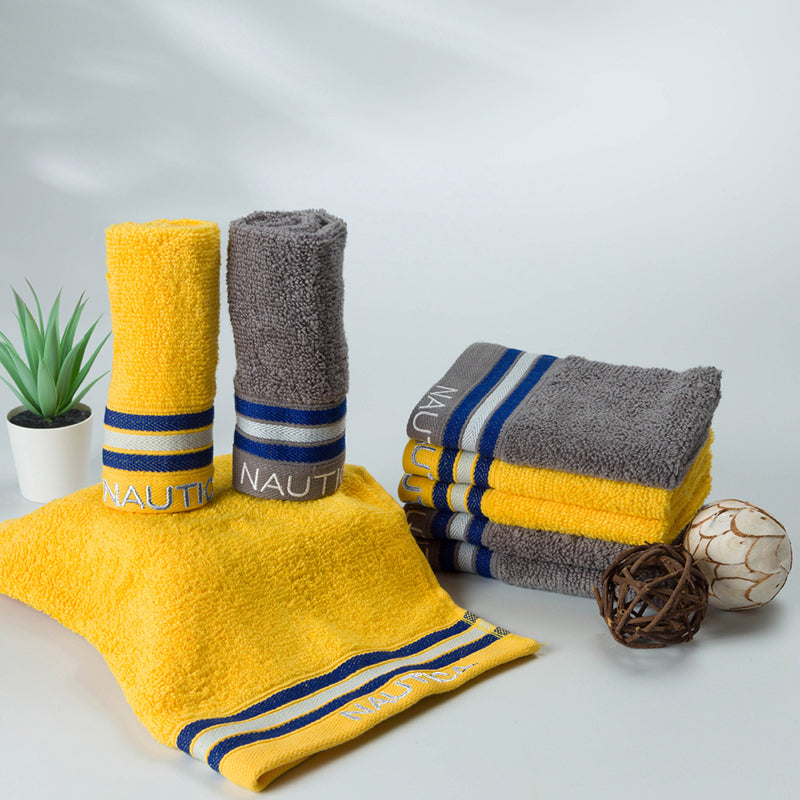 Grey & Yellow