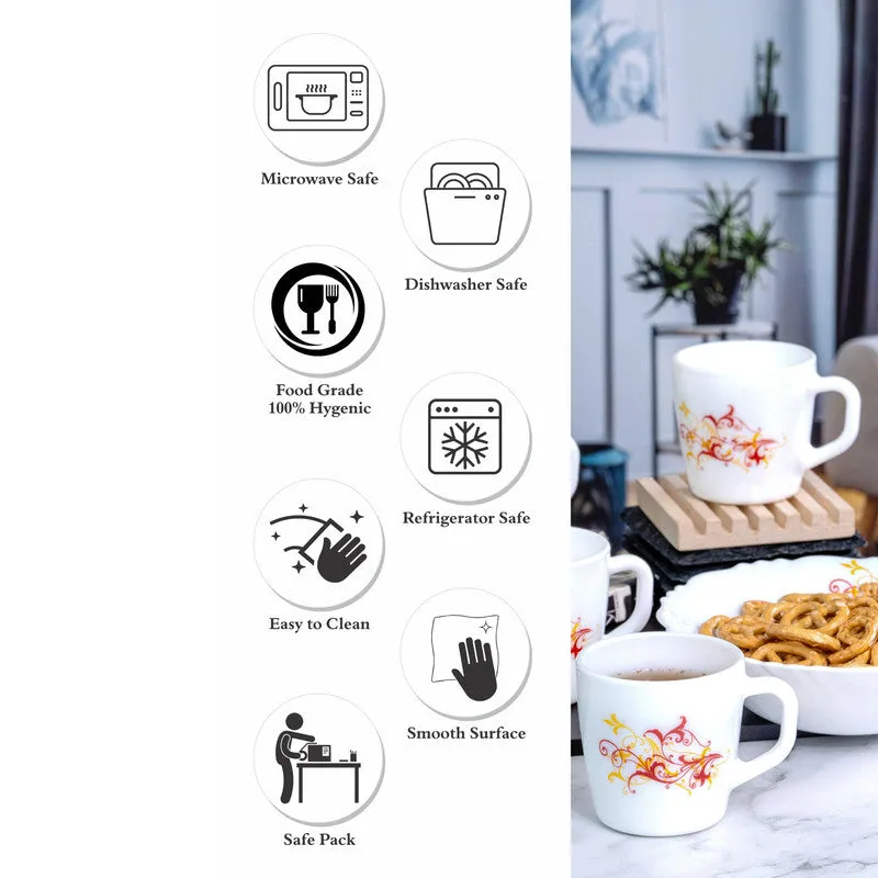 Cello Aksa Floral Tea & Snack Set - Five Piece Set media 4