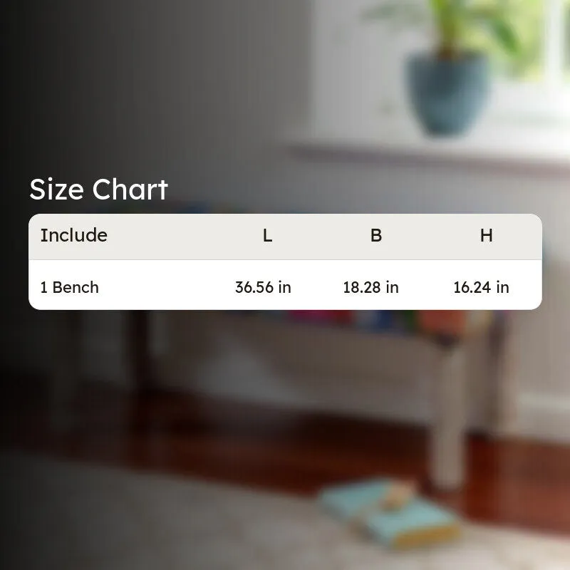 Evaro Sheesham Wooden Bench - Multicolor media 12