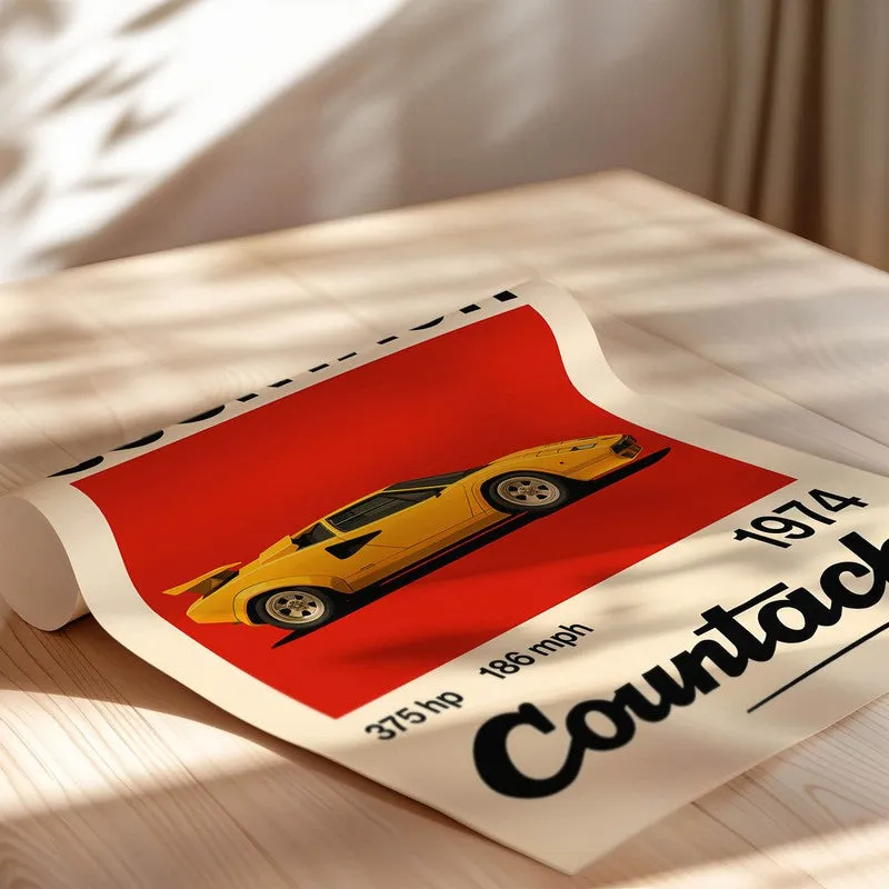 Countach Classic Wall Poster media 5