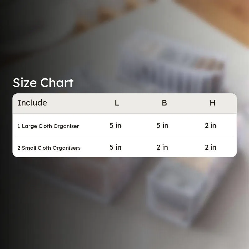 Aster Cloth Organizer (White) - Set Of Three media 6