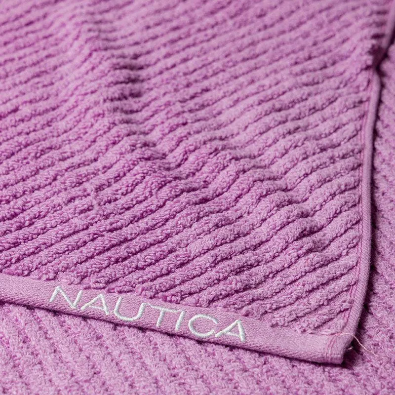 Nautica Riviera Soft Cotton Hand Towel (Lilac) - Set Of Four media 6