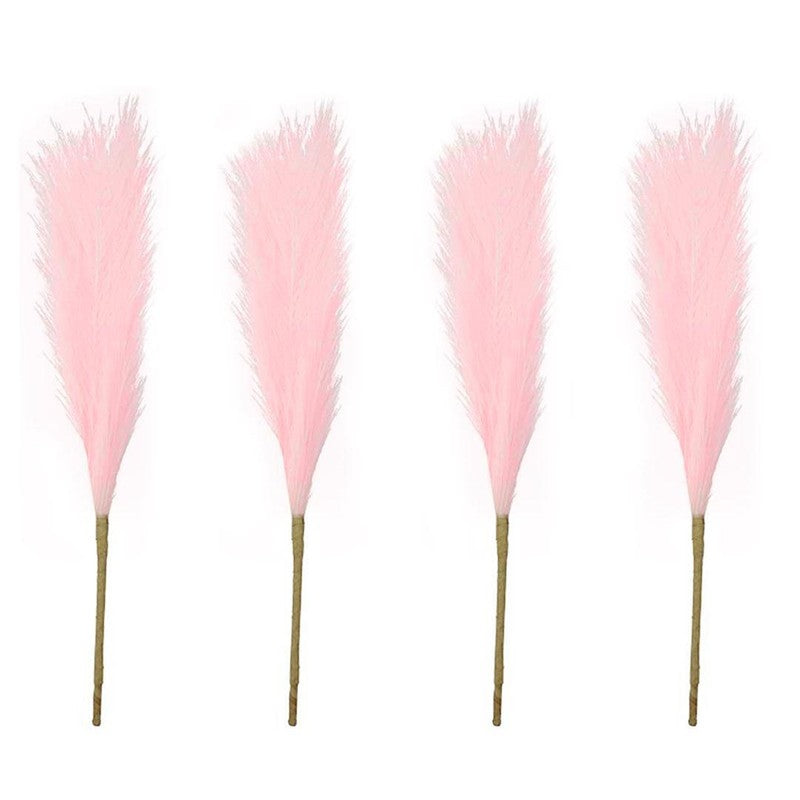 Artificial Feathery Pampas Grass (Soft Pink) - Set Of Four media 3
