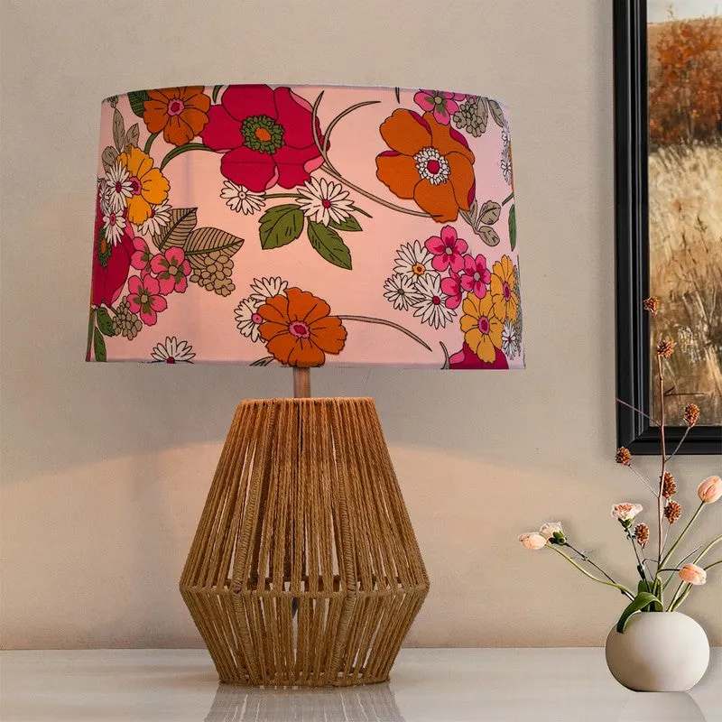 Floral Ripple Metal Table Lamp media 5