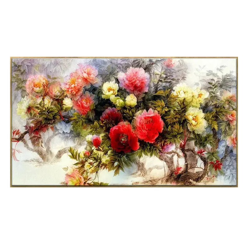 Flora Bouquet Bloom Canvas Wall Painting media 3