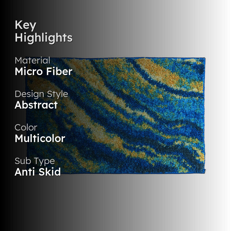 Naplet Micro Fiber Bath Mat - Multicolor media 2