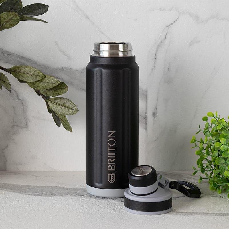 Aqua Alchemy Hot & Cold Thermos Water Bottle (Green & Black, 750 mL Each) - Set Of Two media 3