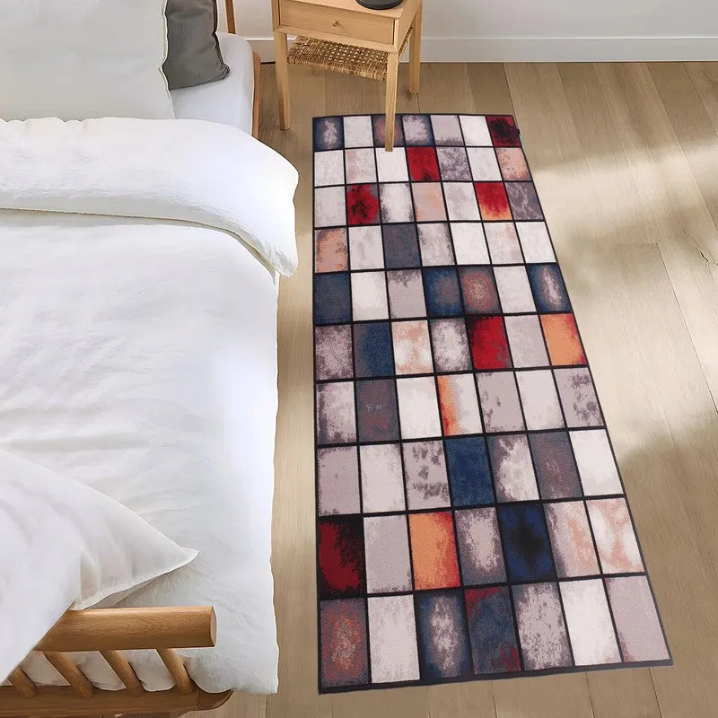 Symmetra Nylon Runner Rug - Multicolor media 3