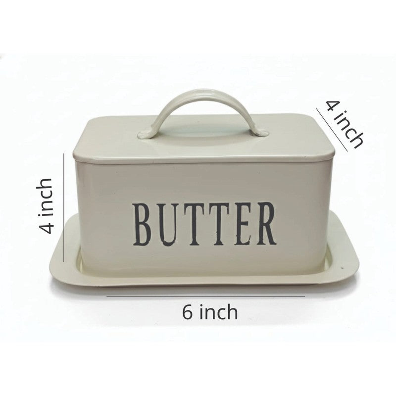 Kitchen Vault Iron Butter Box (White) - 200 mL media 7