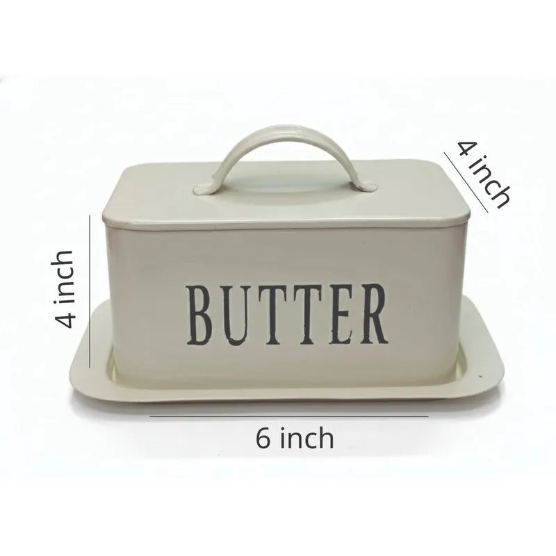 Kitchen Vault Iron Butter Box (White) - 200 mL media 7