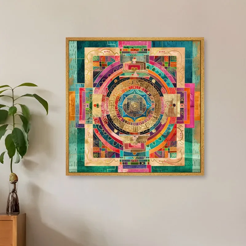 Lotus Majesty Wall Art With Frame media 1