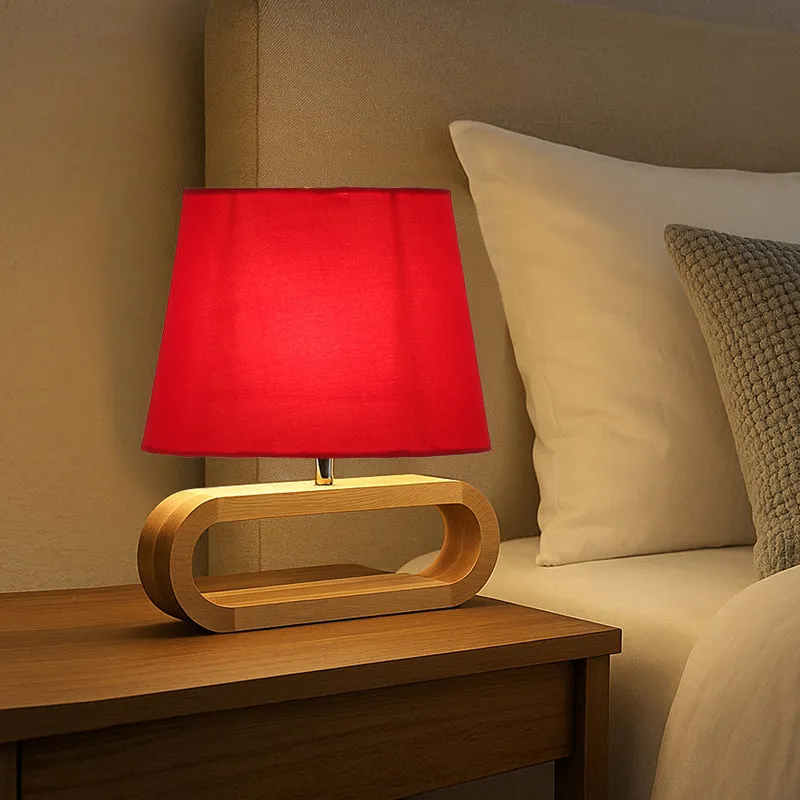 Cotin Curve Cotton Table Lamp - Red media 3