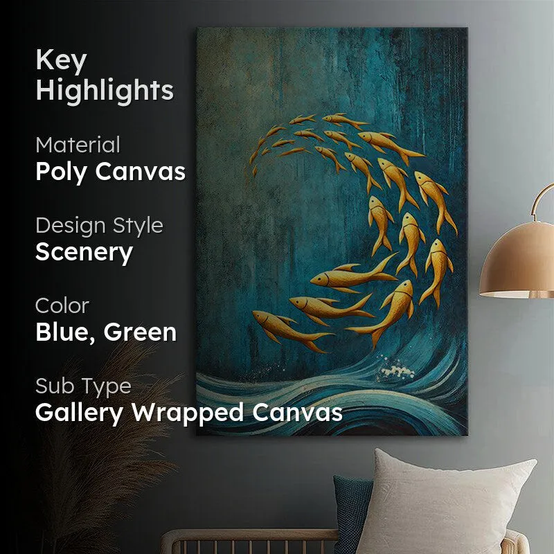 Beneath The Blue Wall Painting media 2