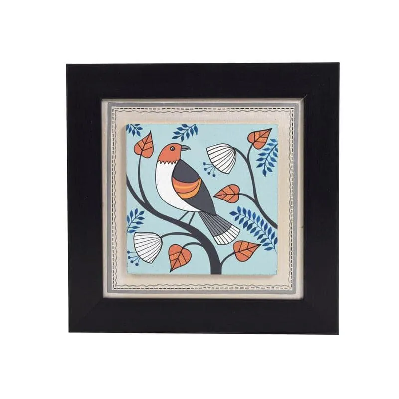 Chidiya Chore Wooden Wall Art - Set Of Three media 5