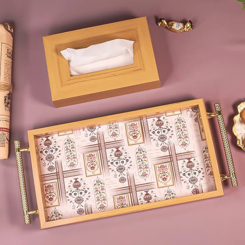 Aura Tray with Tissue Holder - Two Piece Set media 3
