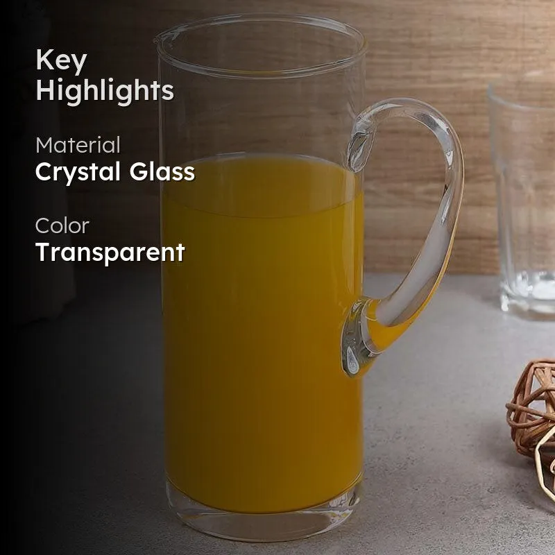 Straight Back Bohemia Crystal Jug media 2