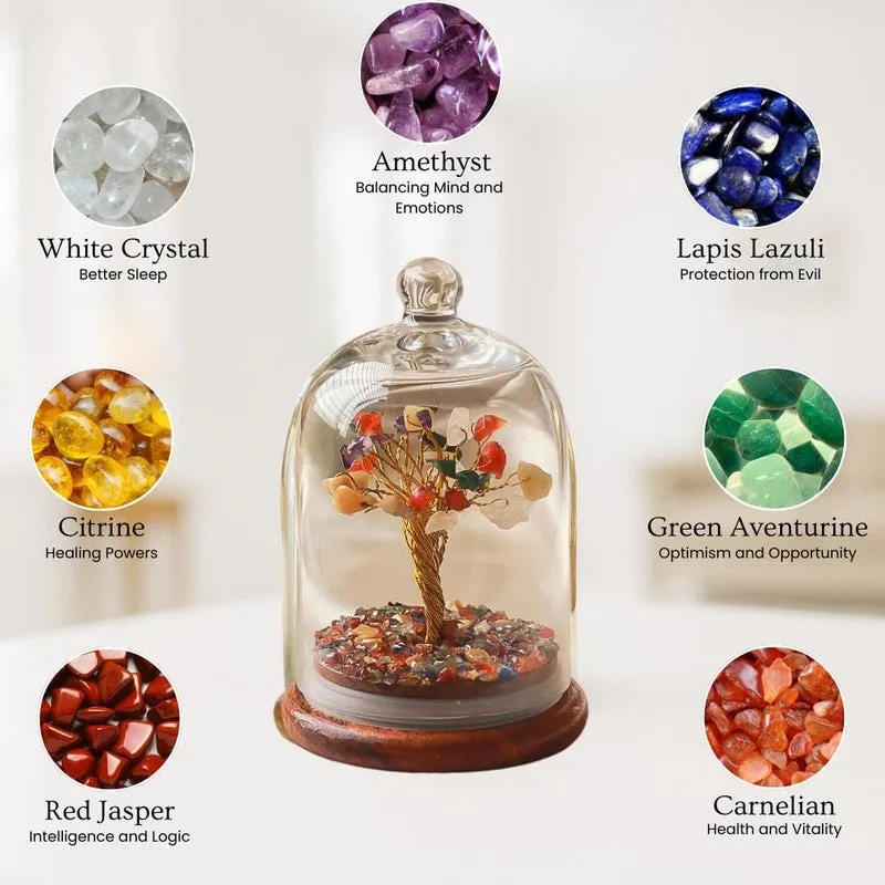 Tree Of Life Chrystal Showpiece media 5