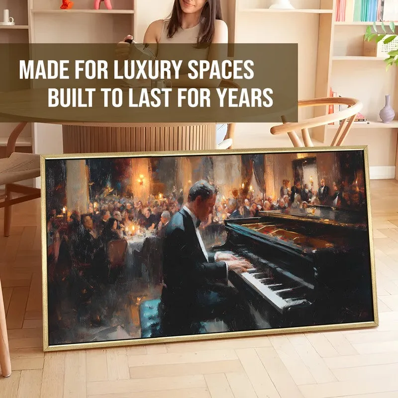 Harmonia Canvas Wall Painting With Frame media 5