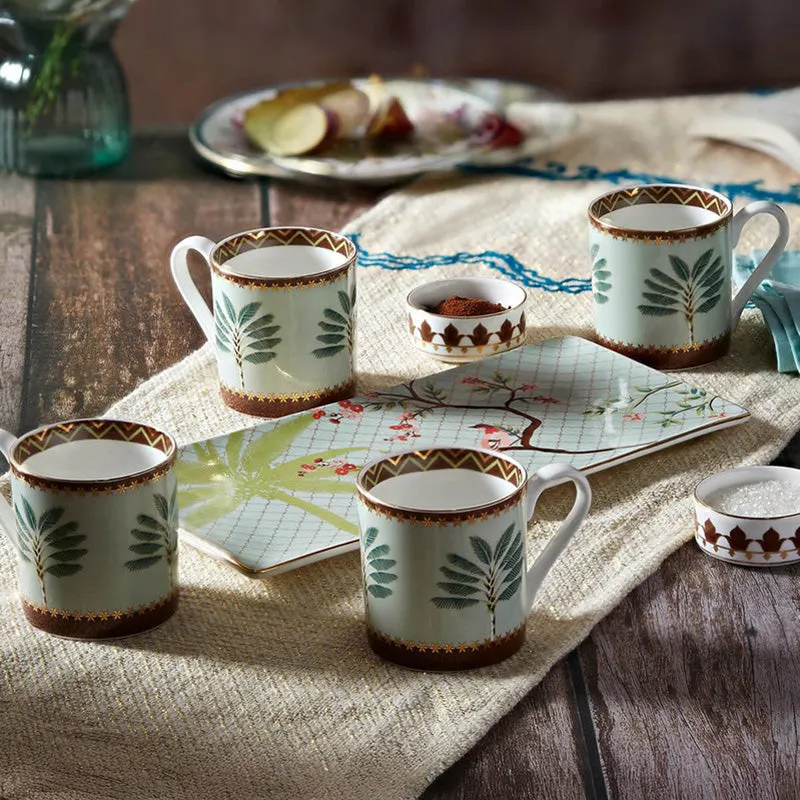 India Circus Grandeur Greens Tea Sets - Seven Piece Set media 3