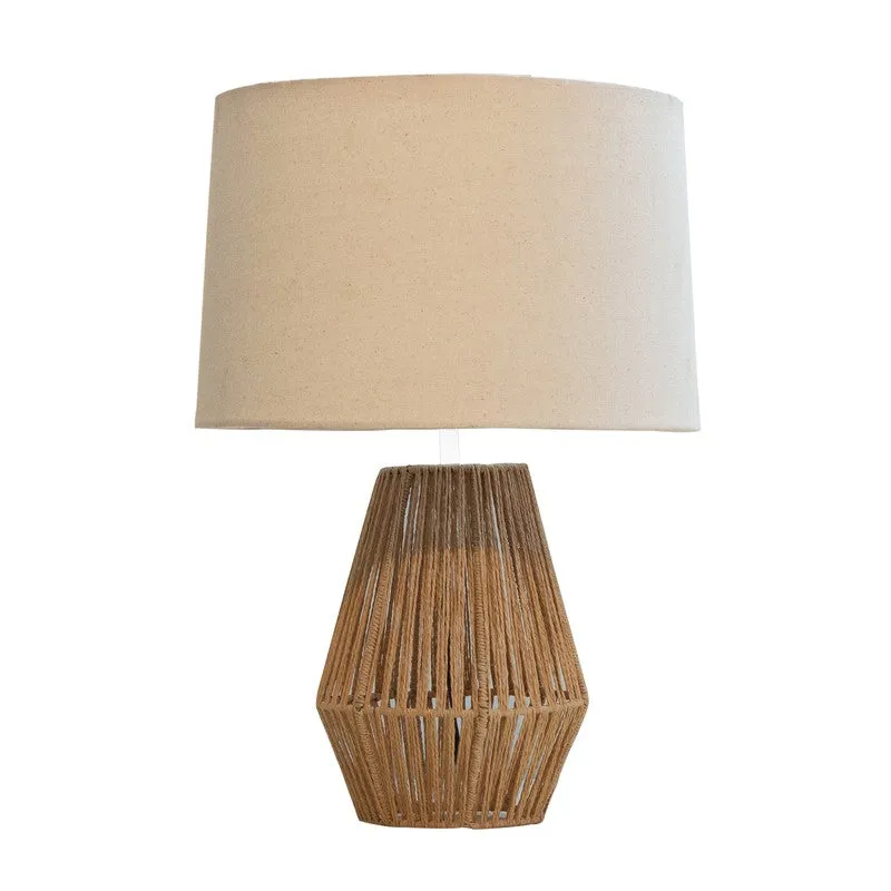 MinimalNest Metal Table Lamp - Beige media 8