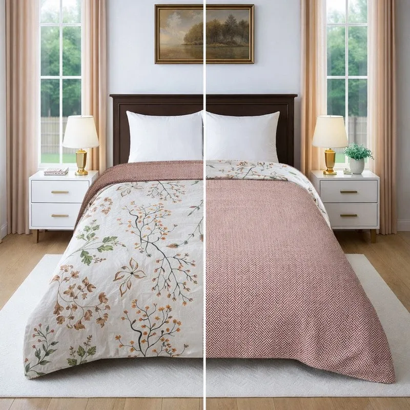 CloudNest Reversible Cotton Comforter - 350 GSM media 3
