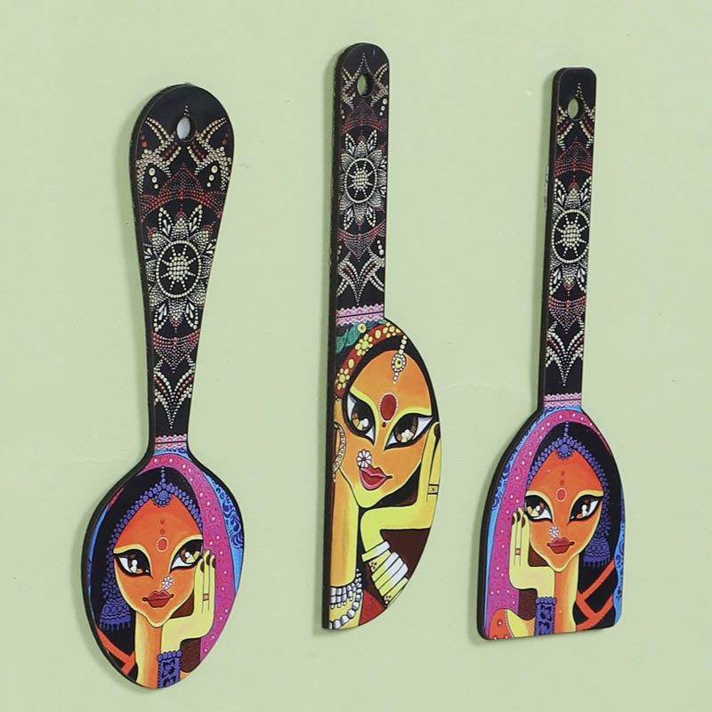 Folk Beauty MDF Wall Accent - Set Of Three media 5