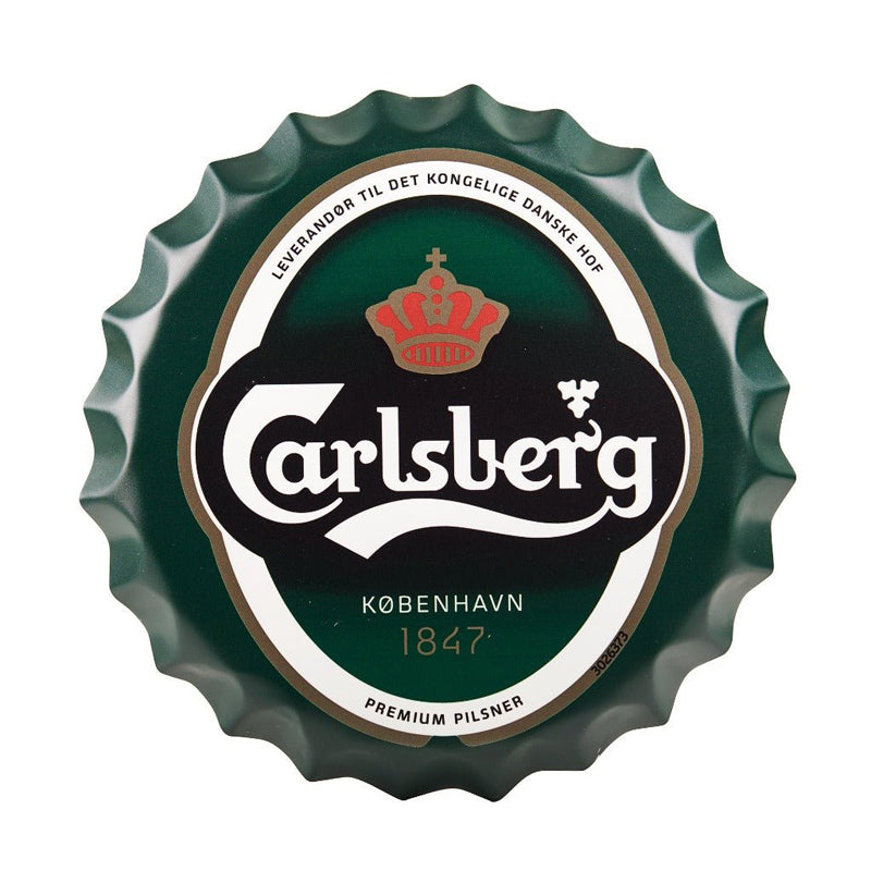 Carlsberg 1847 Bottle Cap Metal Wall Accent media 3