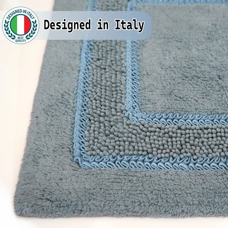 SpaStep Cotton Bath Mat - Blue media 6