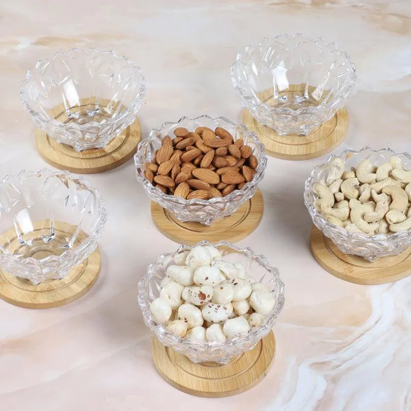 Drystan Glass Dessert Bowl (200 ML) - Set Of Six media 1