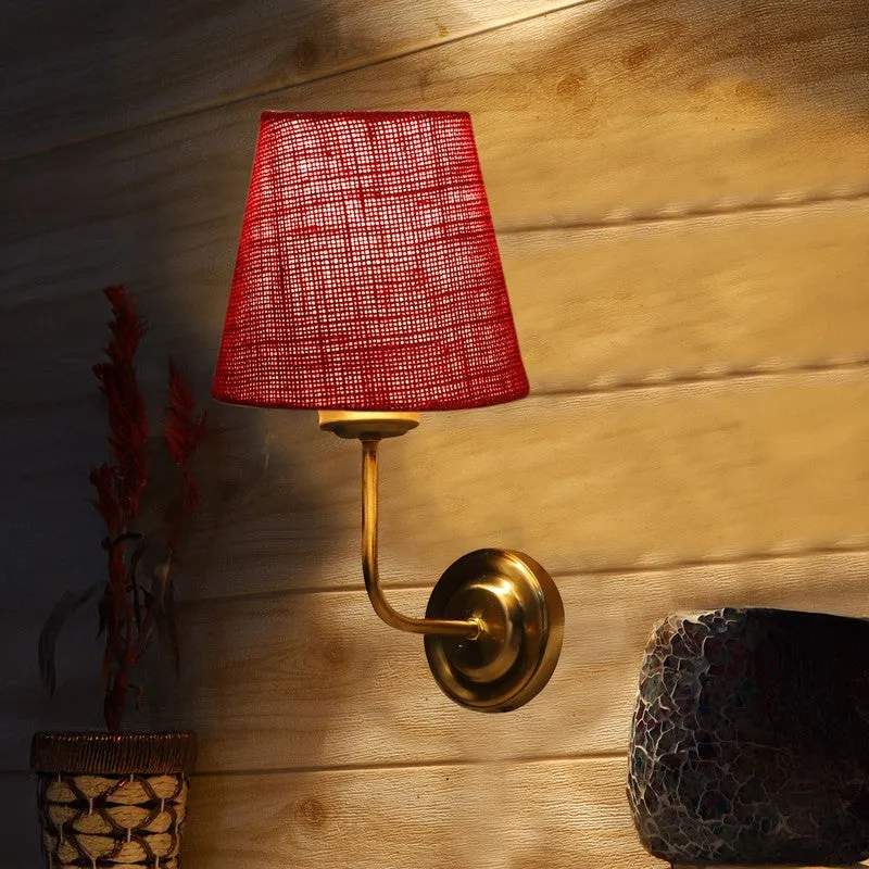 Lumoire Cone Metal Wall Lamp - Maroon media 4