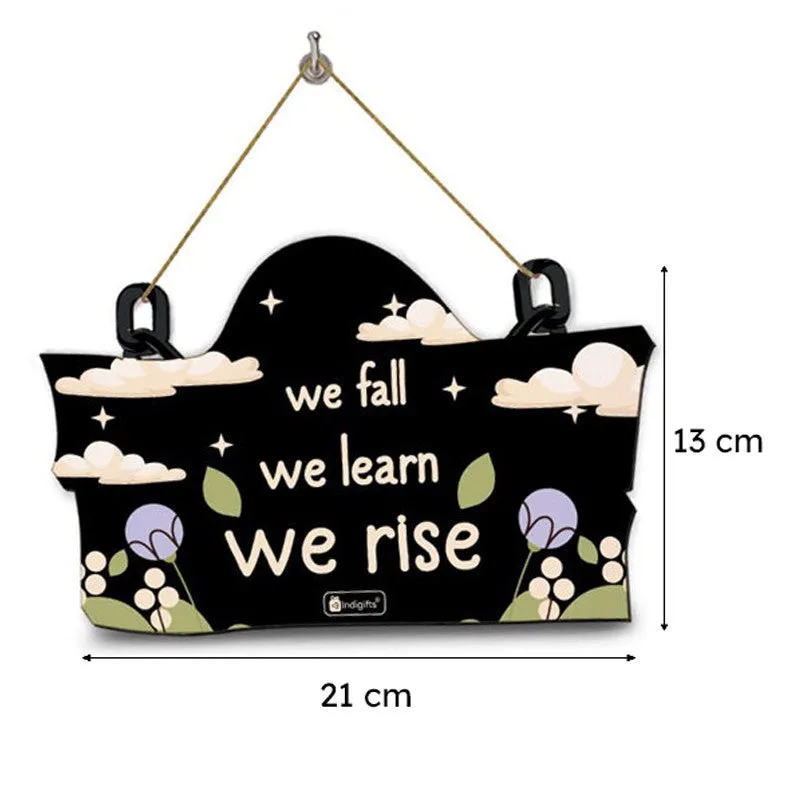 We Fall We Learn Wooden Wall Accent - Set Of Two media 5