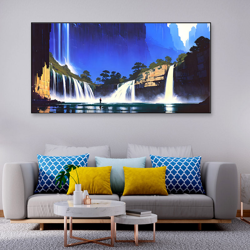 Iris Falls Canvas Wall Painting