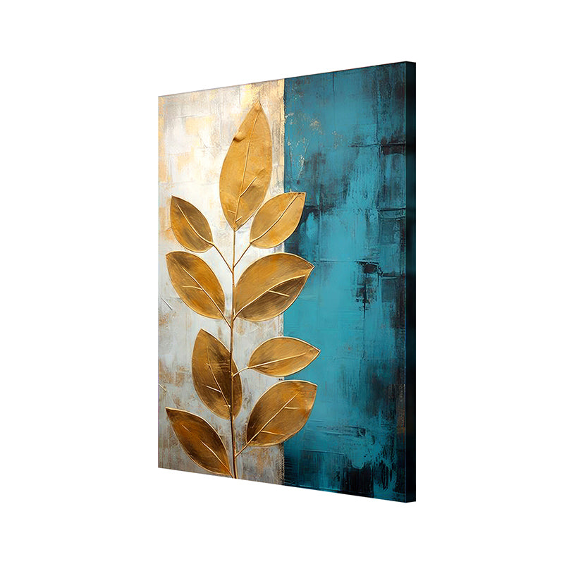 Leaves of Light Poly Canvas Wall Painting media 4