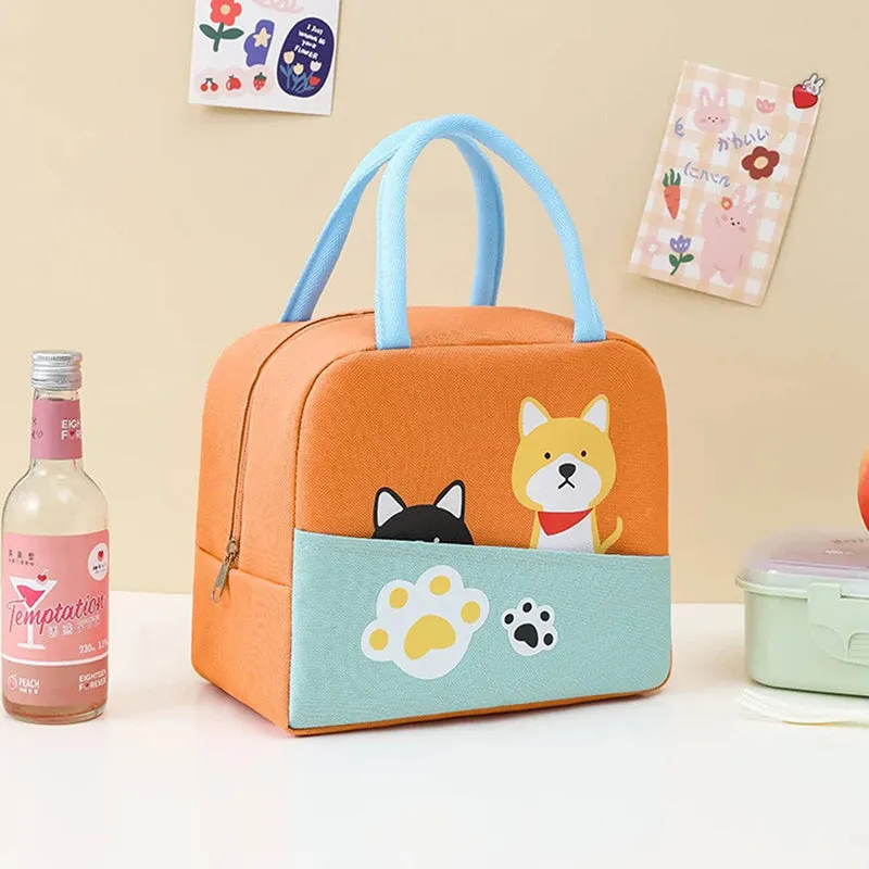 Peek-a-Meow Oxford Lunch Bag media 1