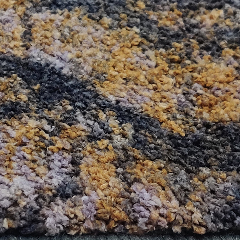 Alvis Abstract Micro Fiber Runner Rug - Grey media 5