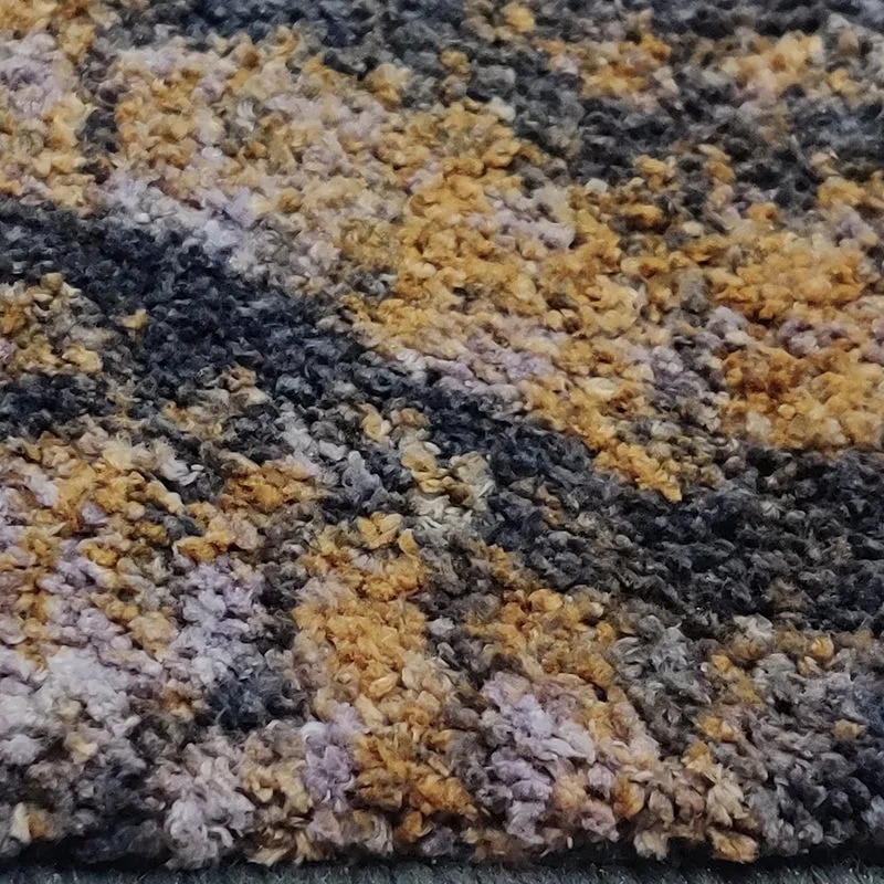 Alvis Abstract Micro Fiber Runner Rug - Grey media 5