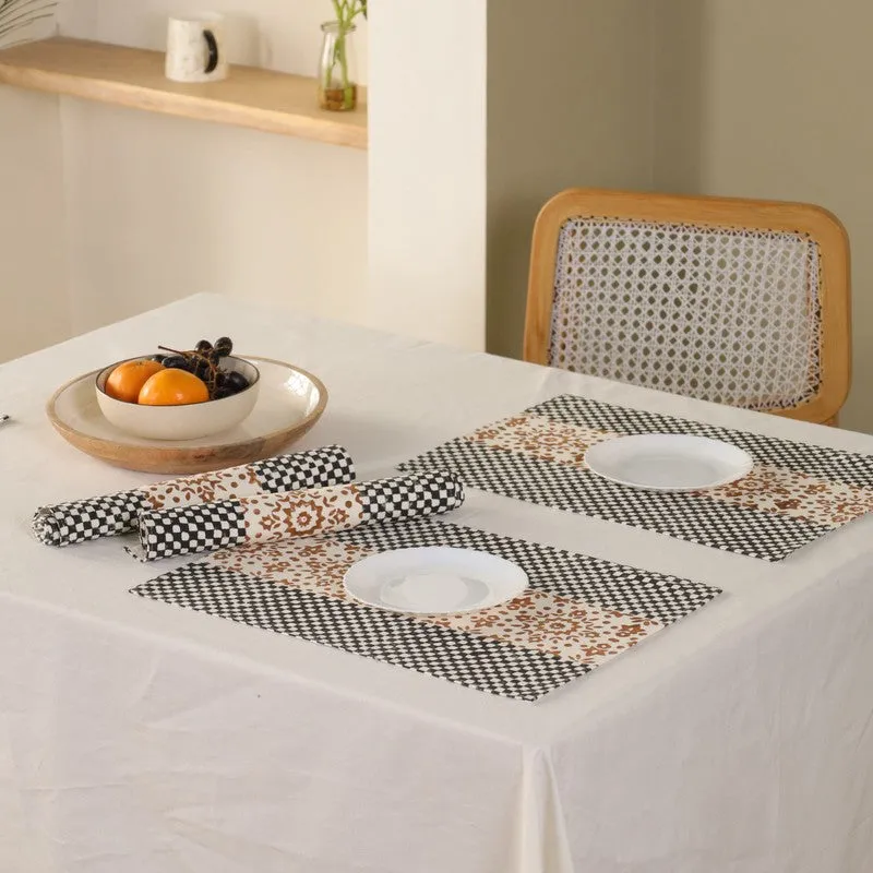 Tribal Touch Canvas Table Mats - Set Of Four media 1