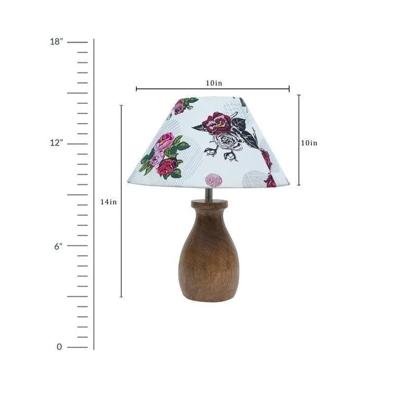 Blossom Dovel Pot Fabric Table Lamp - Multicolor media 6