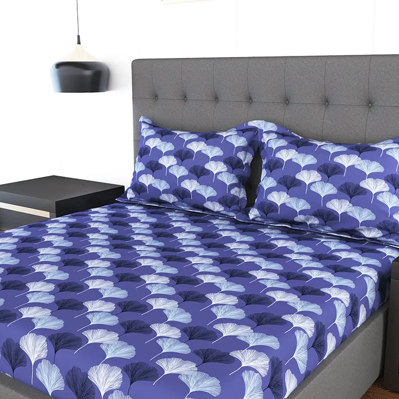 Floret Symphony Floral Cotton Bedsheet - 144 TC media 6